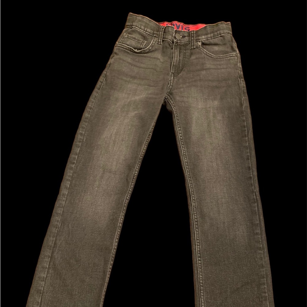 Levi’s 511 black vintage rinse adjustable waist denim jeans in great condition.